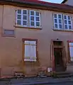 Maison natale d'Alexandre Weill, rue Alexandre-Weill, à Phalsbourg.