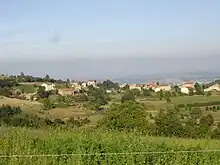 Vue d'ensemble du hameau de Chales