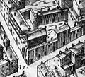 L'orientation différente de l'église dans le plan Buonsignori (1594)