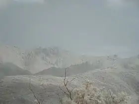 Photographie infrarouge du pic des Salines.