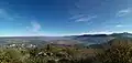 Vue panoramique sur Gourdan-Polignan, Huos.