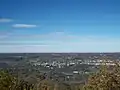 Ville et lac de Montréjeau.
