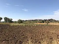 Pics de Sindou en arrière-plan.