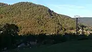 L’épaule du Mont Grebiay et la paroi de Pont Roche.