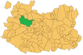 Localisation de Piedrabuena