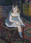 Mademoiselle Georgette Charpentier assise, Auguste Renoir, 1876