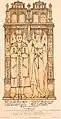 Pierre tombale de Philippe de Guillebon, seigneur d'Angivillers, et de sa femme Gabrielle de Chasserat.