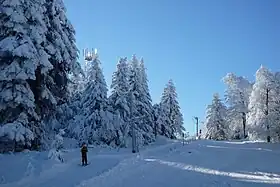 Téléski de la Loge des Gardes au sommet des Pierres du Jour.