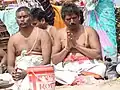 Pèlerins au Festival Magh Mela d'Allahabad, Uttar Pradesh, 2014.