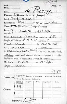 Stéphane de Bissy, pilote.