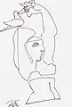 La figure d'un oiseau, 2010, 30x21cm