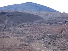 Le sommet du piton de la Fournaise au repos.