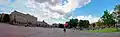 Le panorama de la place