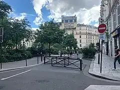 Piétonnisation mise en place par la mairie d'arrondissement