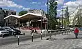 Le nouveau pavillon pour la friterie, le café et le glacier.