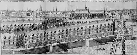 La Place Dauphine à Paris, au début du XVIIe siècle