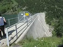 barrage-poids à contreforts de Plan-d'Amont