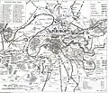 Plan général du siège de Paris (1814-1815).