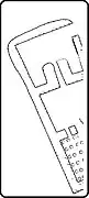 Plan des thermes romains de La Loma.