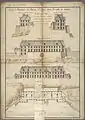 Plans et élévations du château Saint-Louis