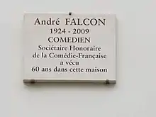 Plaque au no&nbsp;3 bis.
