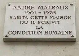 Au no 44 : André Malraux.
