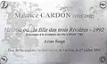 Cartel de la sculpture Héloïse ou… la fille des Trois-Rivières.
