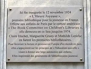 Plaque au no&nbsp;3.