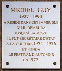 No&nbsp;156 : Michel Guy.