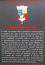Plaque d'entrée.