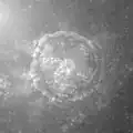 Image d'Apollo 15 à une altitude élevée du Soleil de 71°.