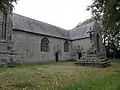 Vue méridionale du corps de la chapelle.
