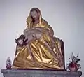 L'église Saint-Arzel : la piétà du XVe siècle.