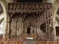 Chapelle Notre-Dame de Lambader : le jubé côté chœur.