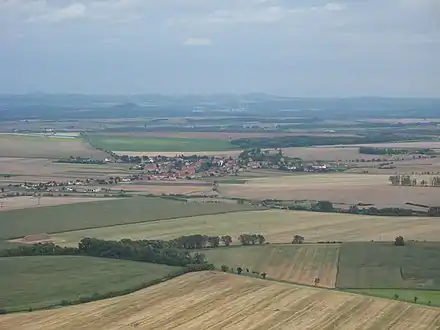 Vue aérienne.
