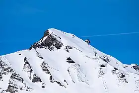 La pointe des Mossettes vue depuis le sud-est.