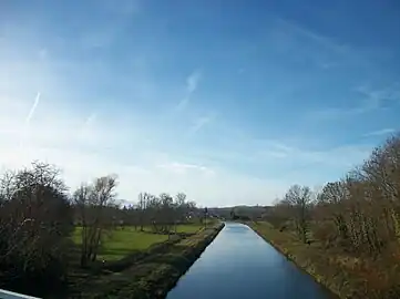 Canal dévié à partir du barrage de Clarac et de Pointis-de-Rivière.