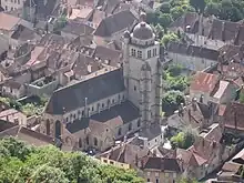 Vue aérienne.