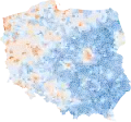 Résultats par commune à la Diète