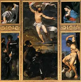 Polyptyque Averoldi, par Titien (1520-1522).
