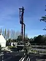Coulage de blocs à bancher à l'aide d'une pompe à béton