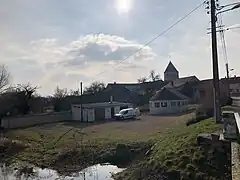 Le lavoir et l'église