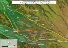 Carte topographique du Pont-Long