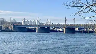 Pont ferroviaire d'Athis-Mons.