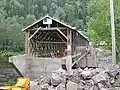 Pont de Routhierville durant sa réfection