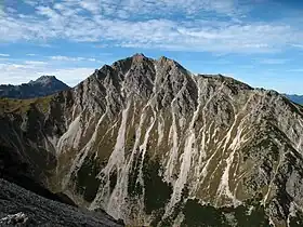 Vue du flanc est du Ponten depuis le Rohnenspitze.
