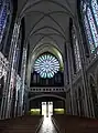 La rosace et l'orgue.