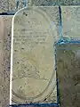 Fragment de la pierre tombale de Nicolas ...