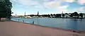 Une plage de Kirjurinluoto.