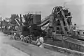Engin de draguage du port en 1917